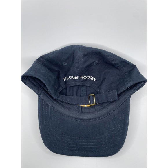 St Louis Blues Hockey Hat Adjustable Strap One Size NHL Finally Spell Out Cap - Picture 3 of 5